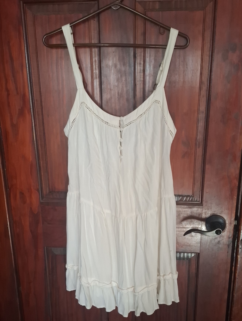 Wild Fable White Spaghetti Strap Camisole Dress